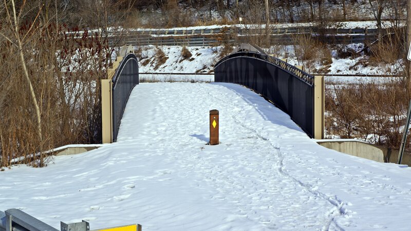 Snow-covered Bridge — White, Quiet