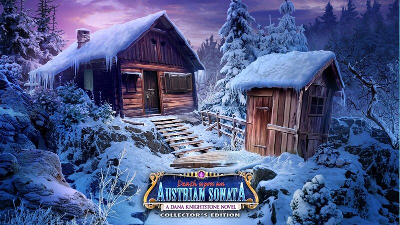 Snow-covered Cabins — Blue, Cold, Serene