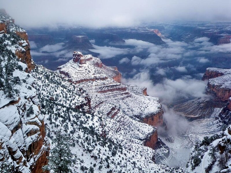 Snow-covered Canyon