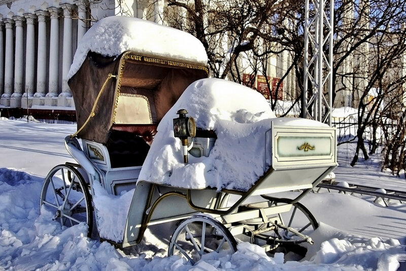 Snow-covered Carriage