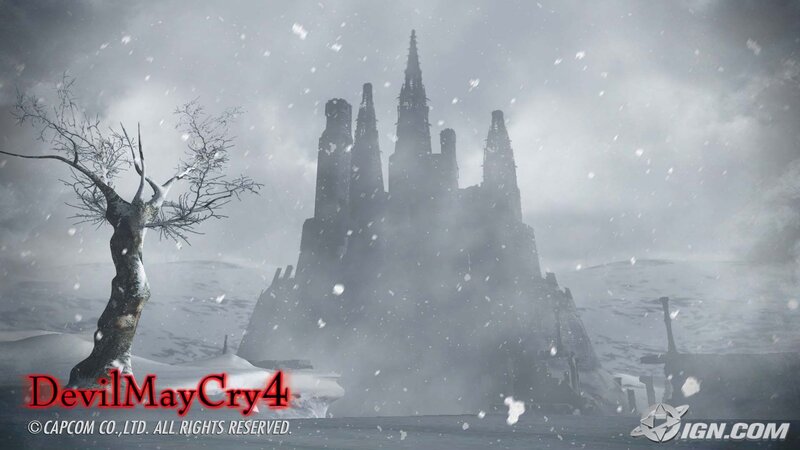 Snow-covered Castle — Gray, Dreary, Desolate