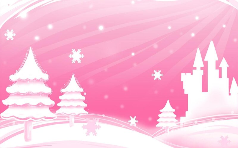 Snow-covered Castle Landscape