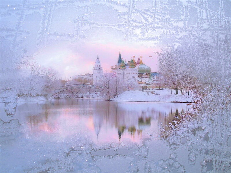 Snow-covered Cathedral — White
