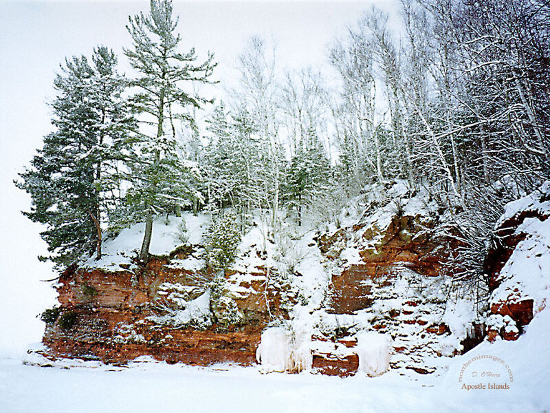 Snow-covered Cliffs