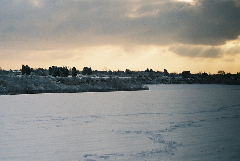 Snow-covered Field — White, Dramatic