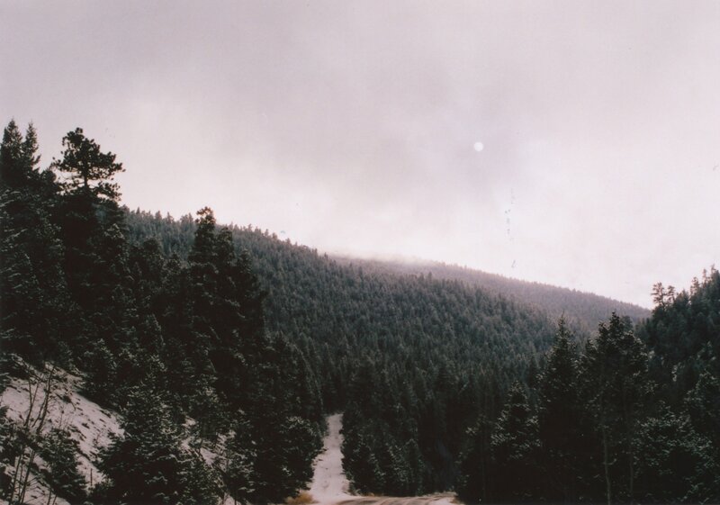 Snow-covered Forest Hill — Green