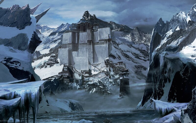 Snow-covered Fortress — White, Dramatic