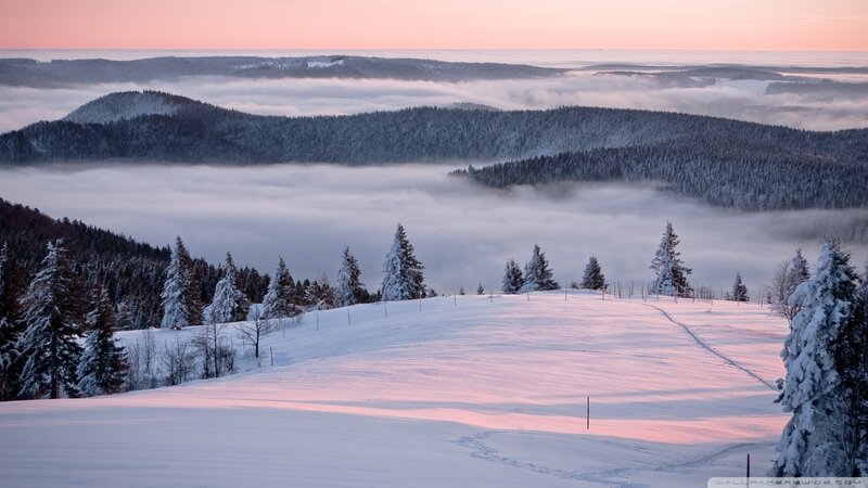 Snow-covered Hills
