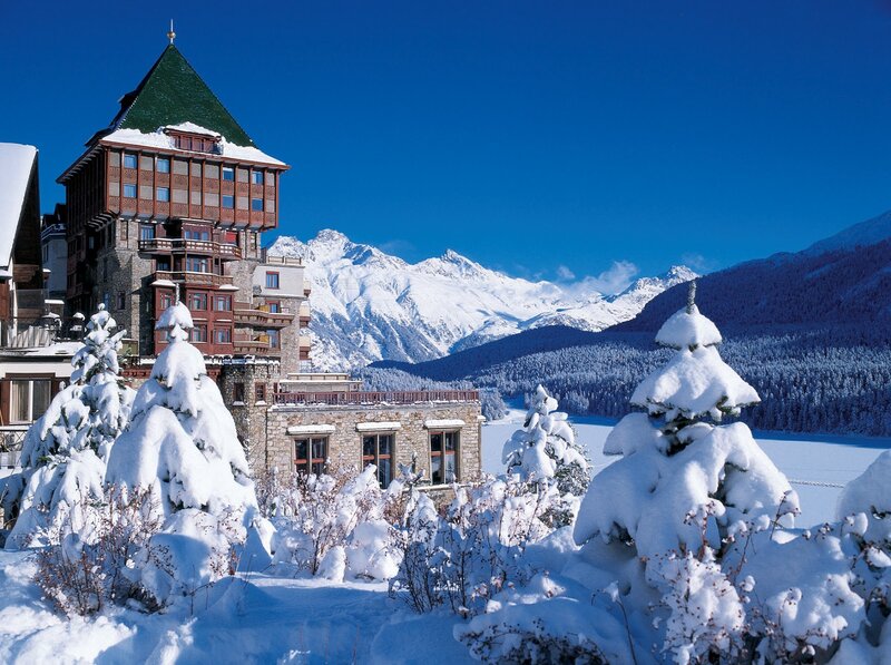 Snow-covered Hotel