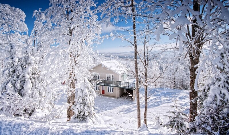Snow-covered House — White, Serene, Winter
