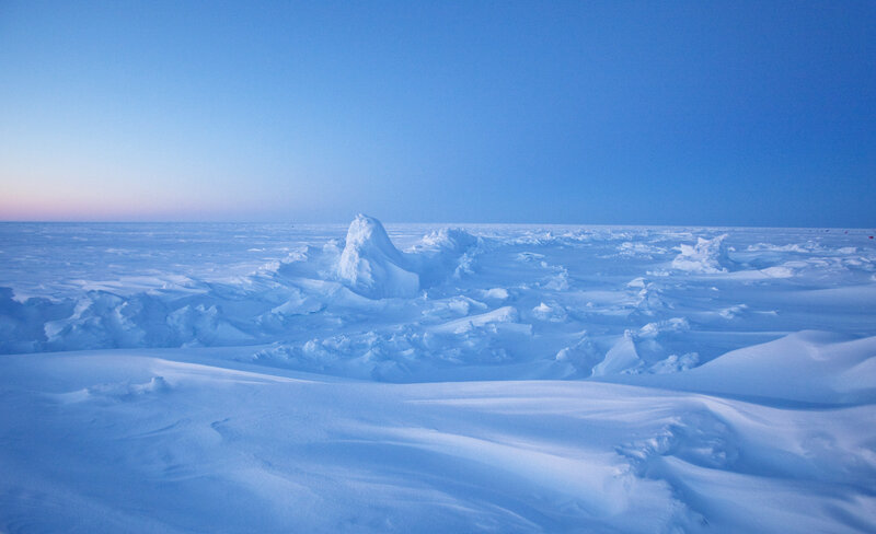 Snow-covered Ice Field