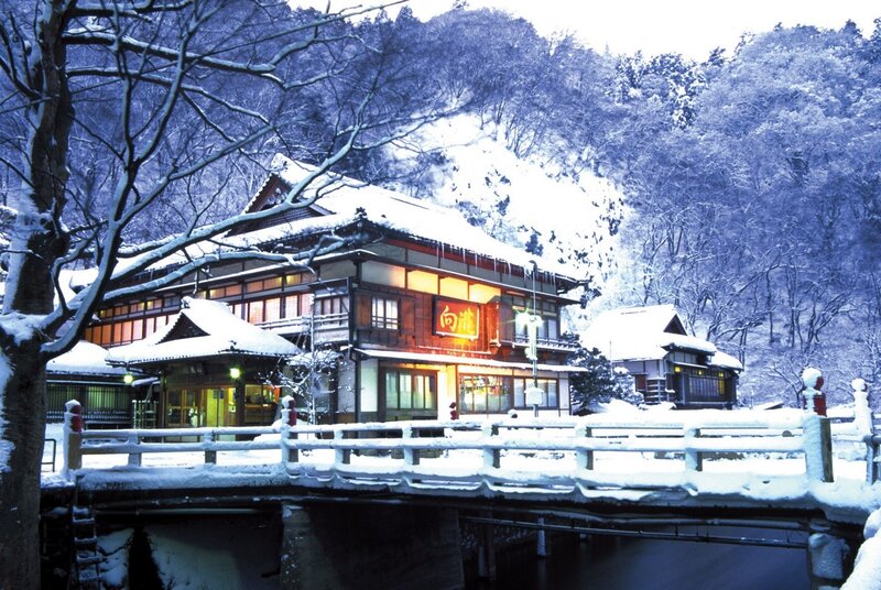 Snow-covered Inn