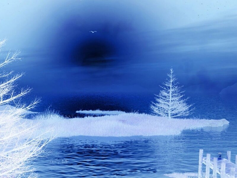 Snow-covered Island