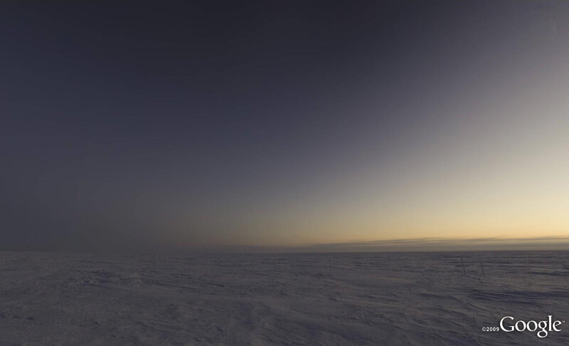Snow-covered Landscape — Gray