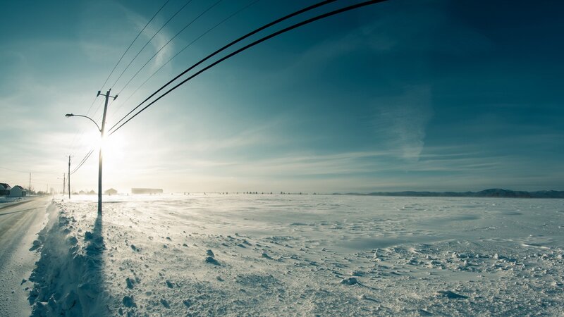 Snow-covered Landscape — White, Cold, Winter