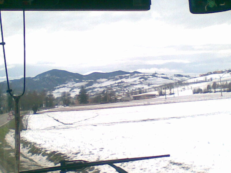 Snow-covered Landscape — White, Overcast