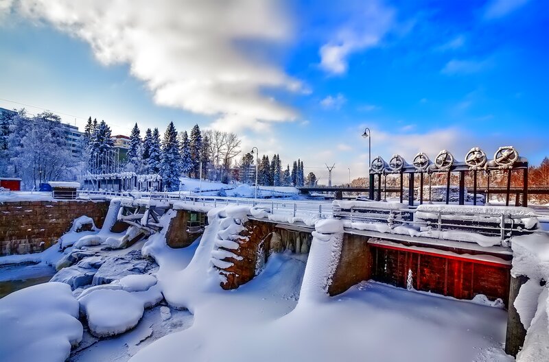Snow-covered Lock System