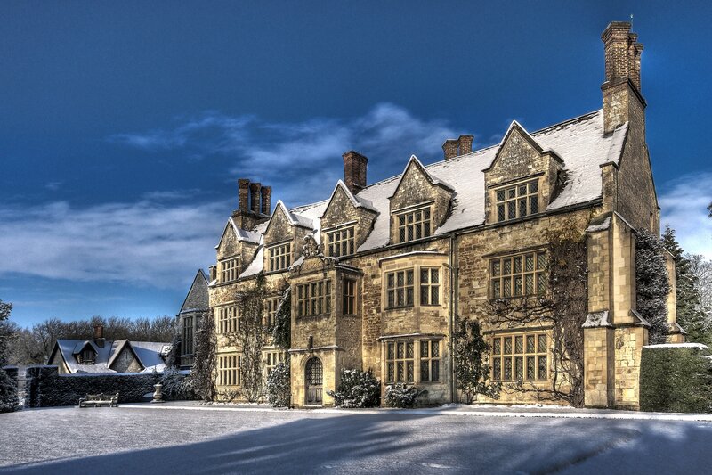 Snow-covered Manor House