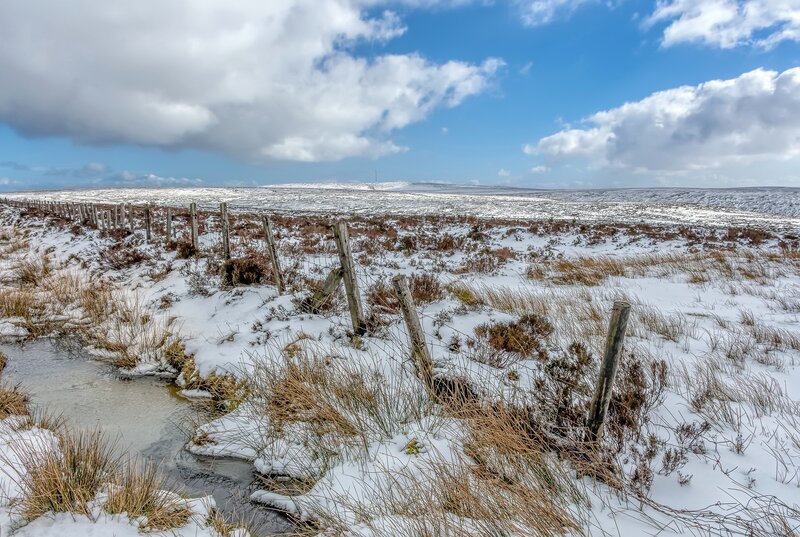 Snow-covered Moorland