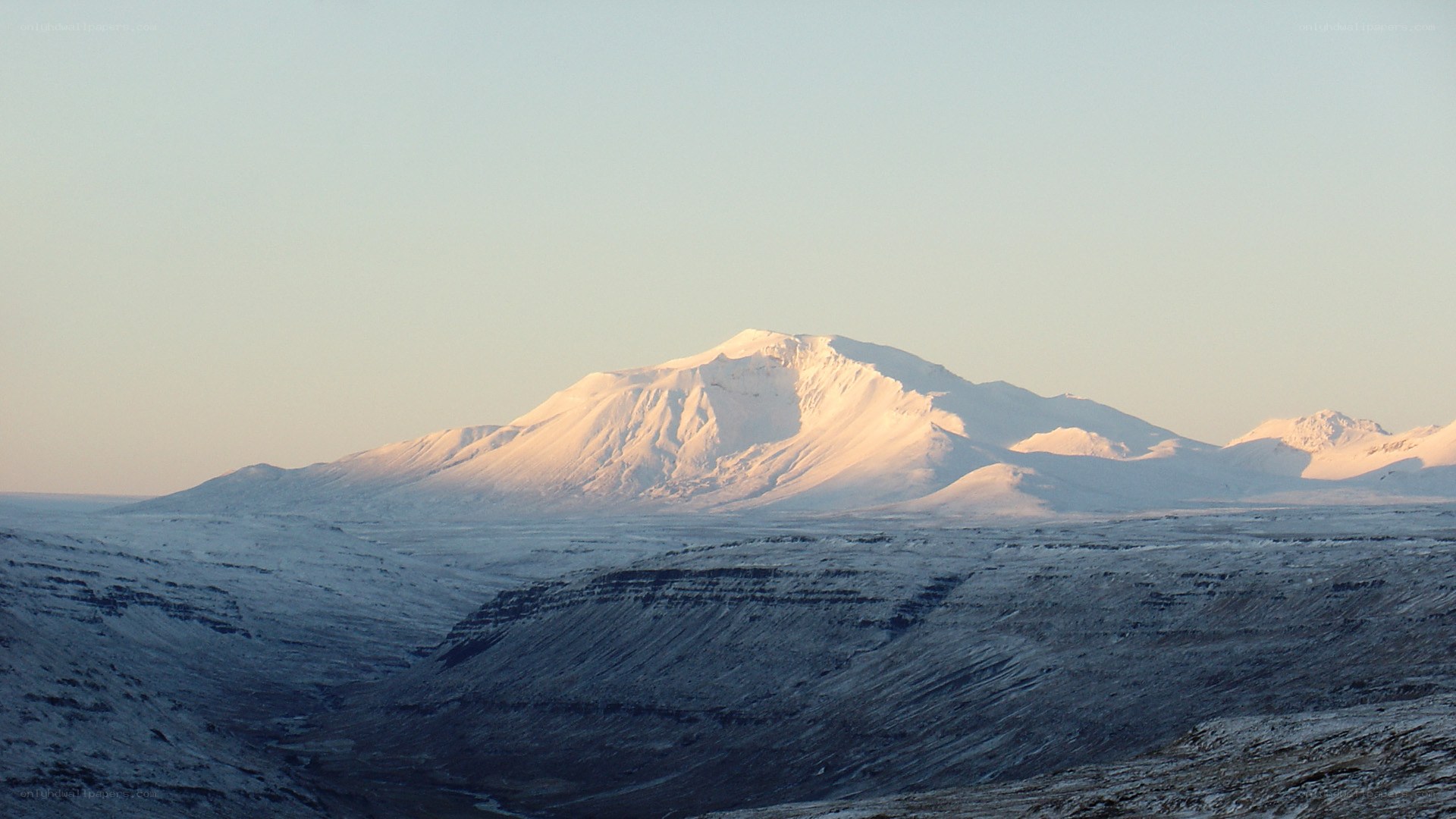 snow-covered mountain landscape