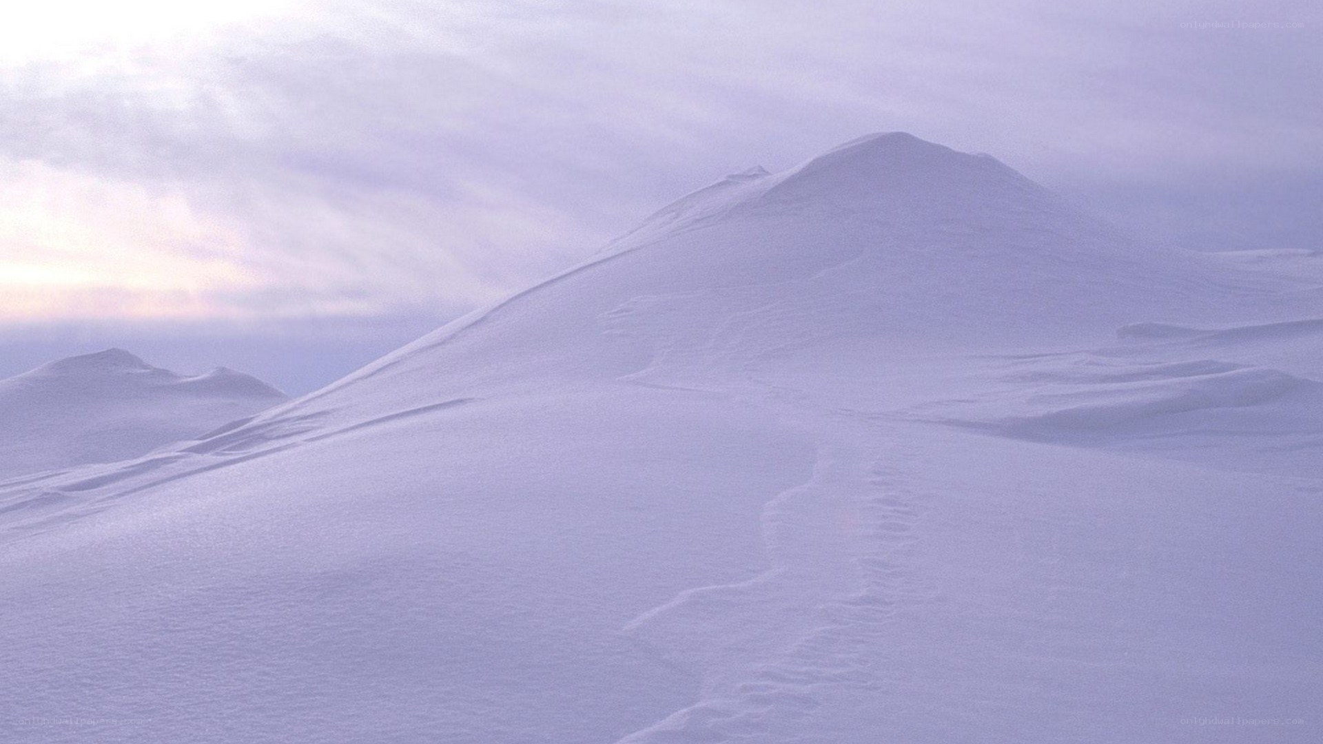 snow-covered mountain landscape