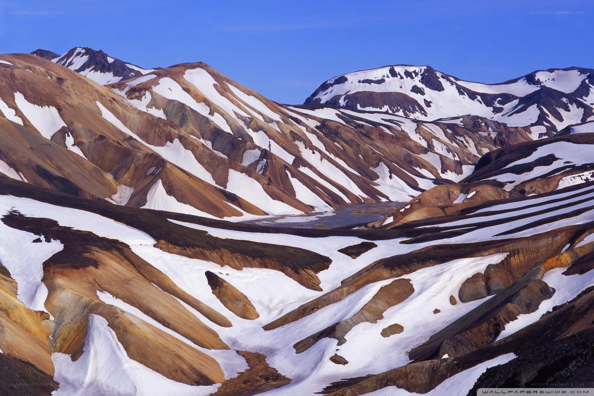 Snow-covered mountain landscape