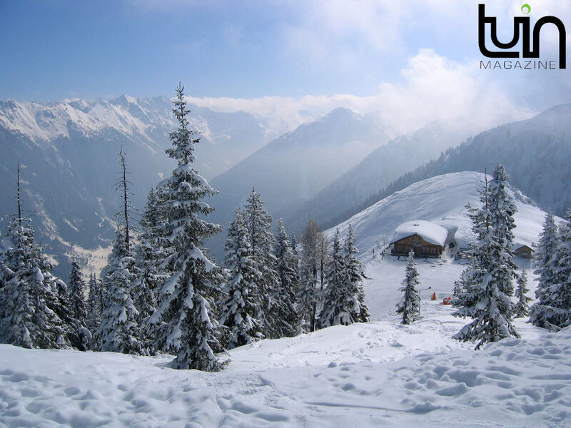 Snow-covered Mountain Landscape — White, Serene
