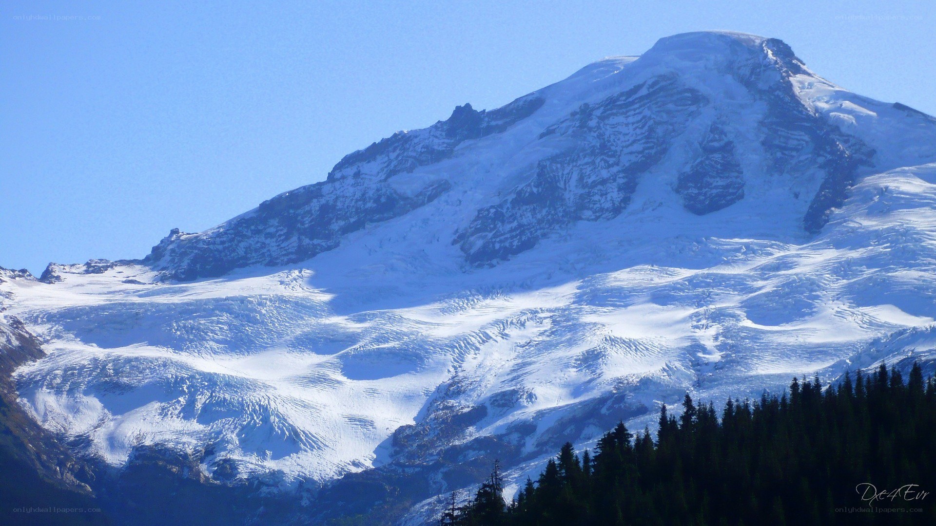 snow-covered mountain peak