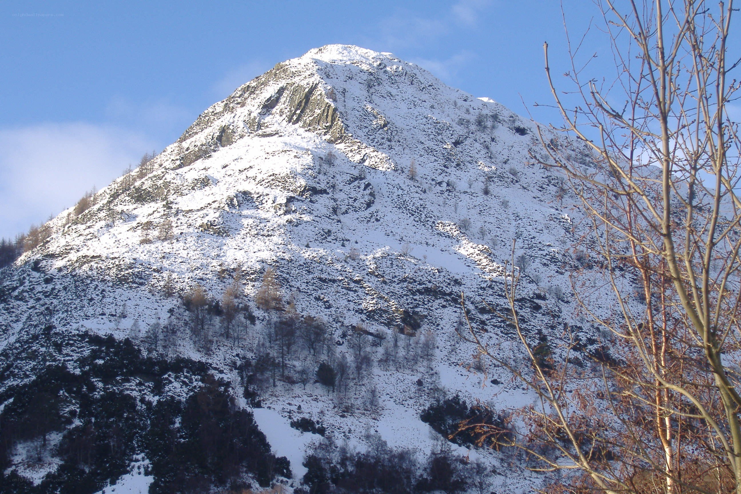 snow-covered mountain peak
