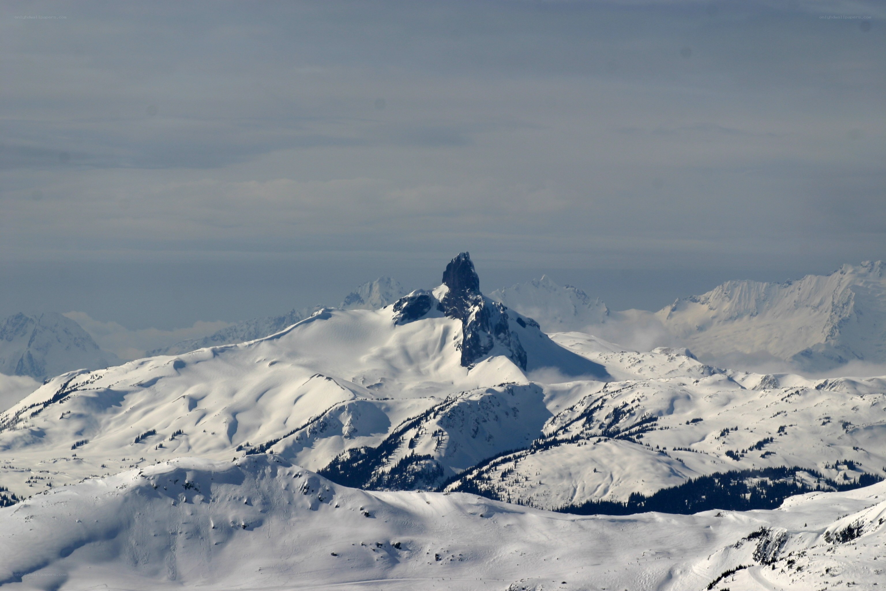 snow-covered mountain peak