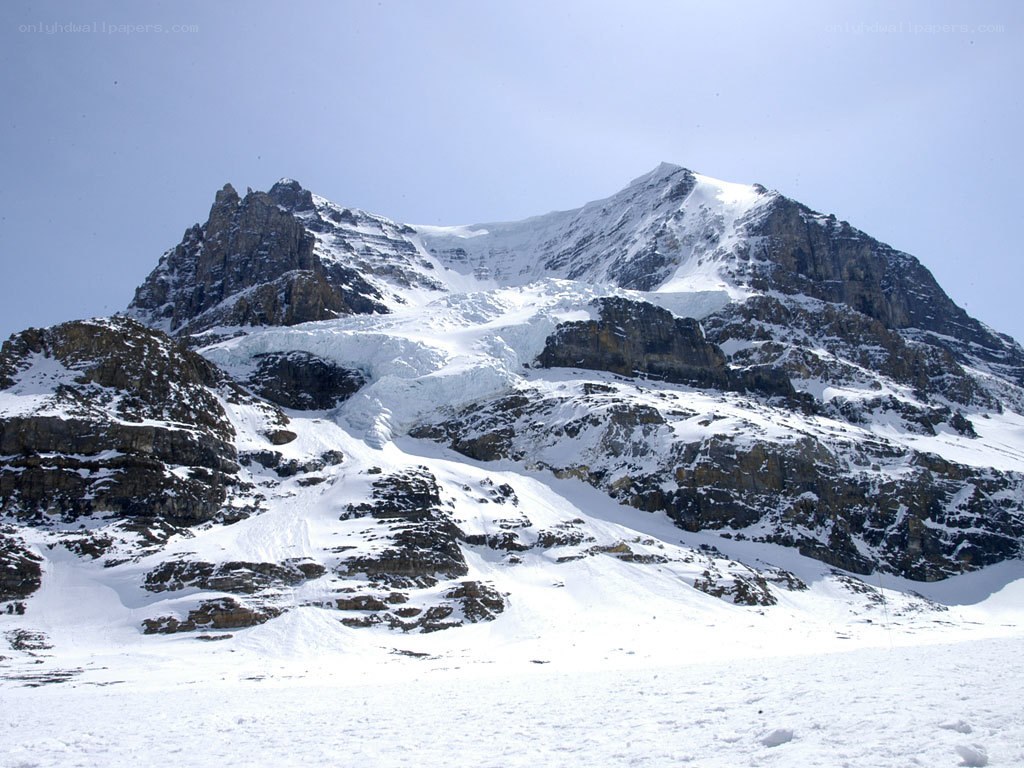 snow-covered mountain peak