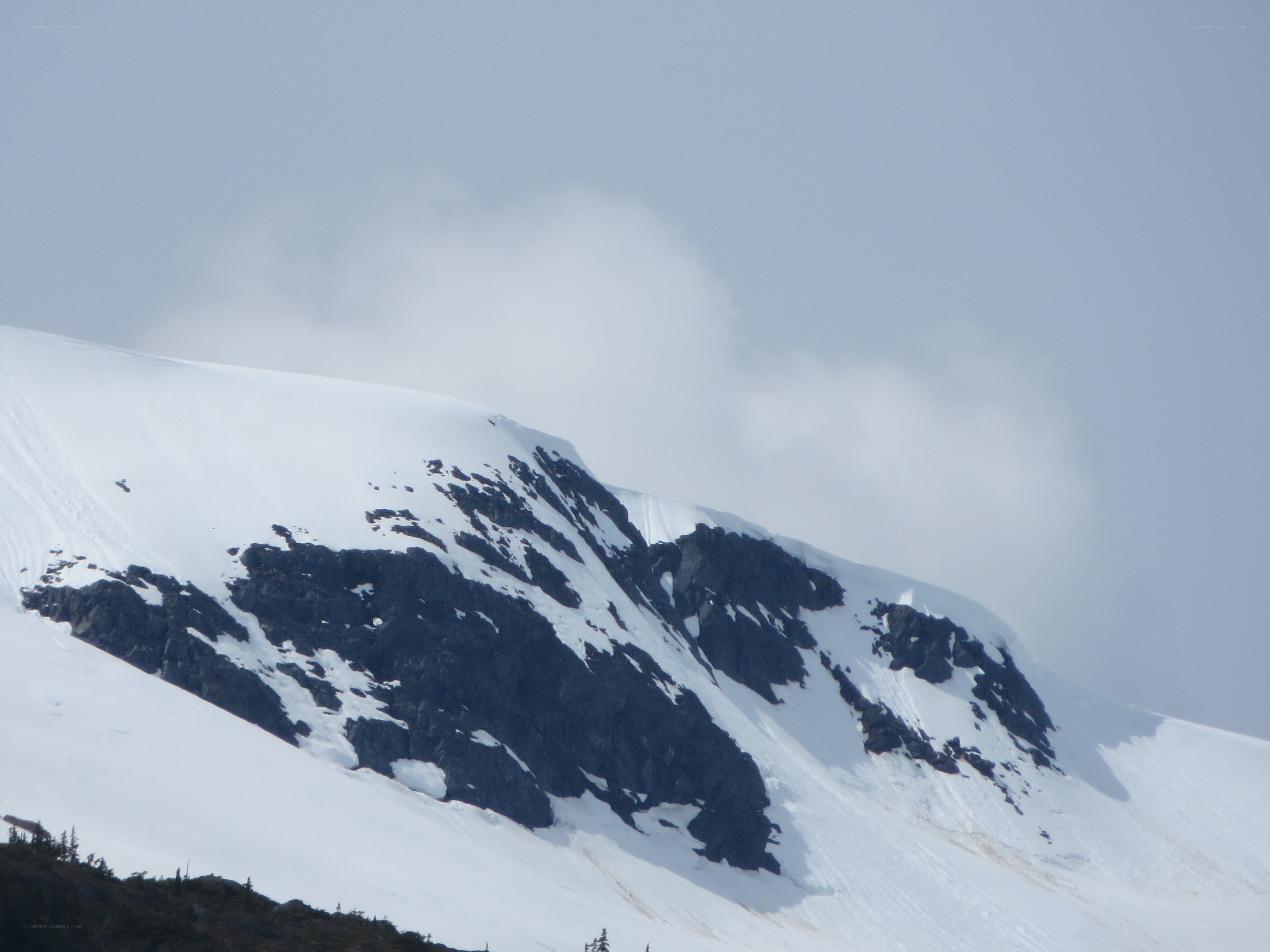 snow-covered mountain peak