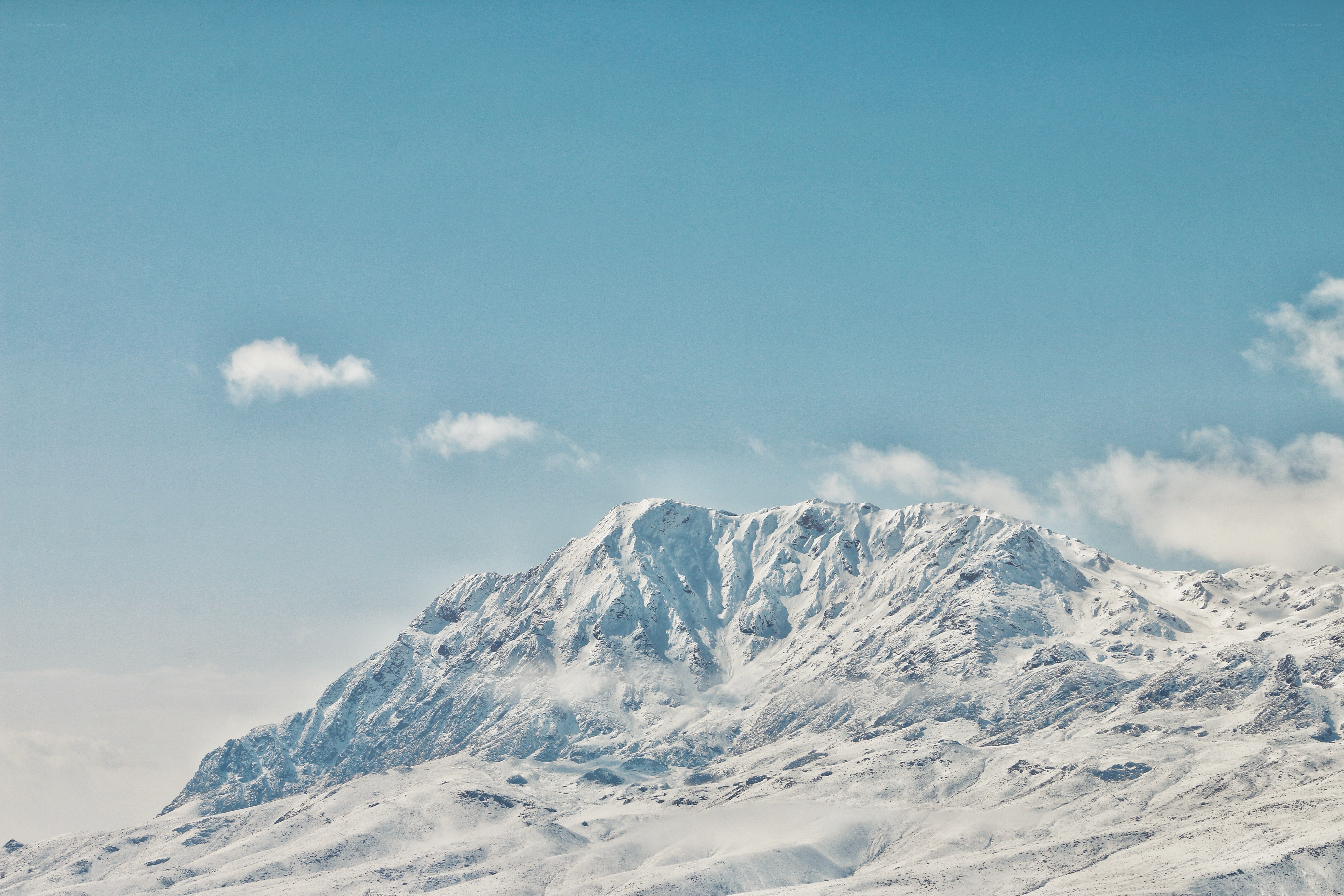 snow-covered mountain peak