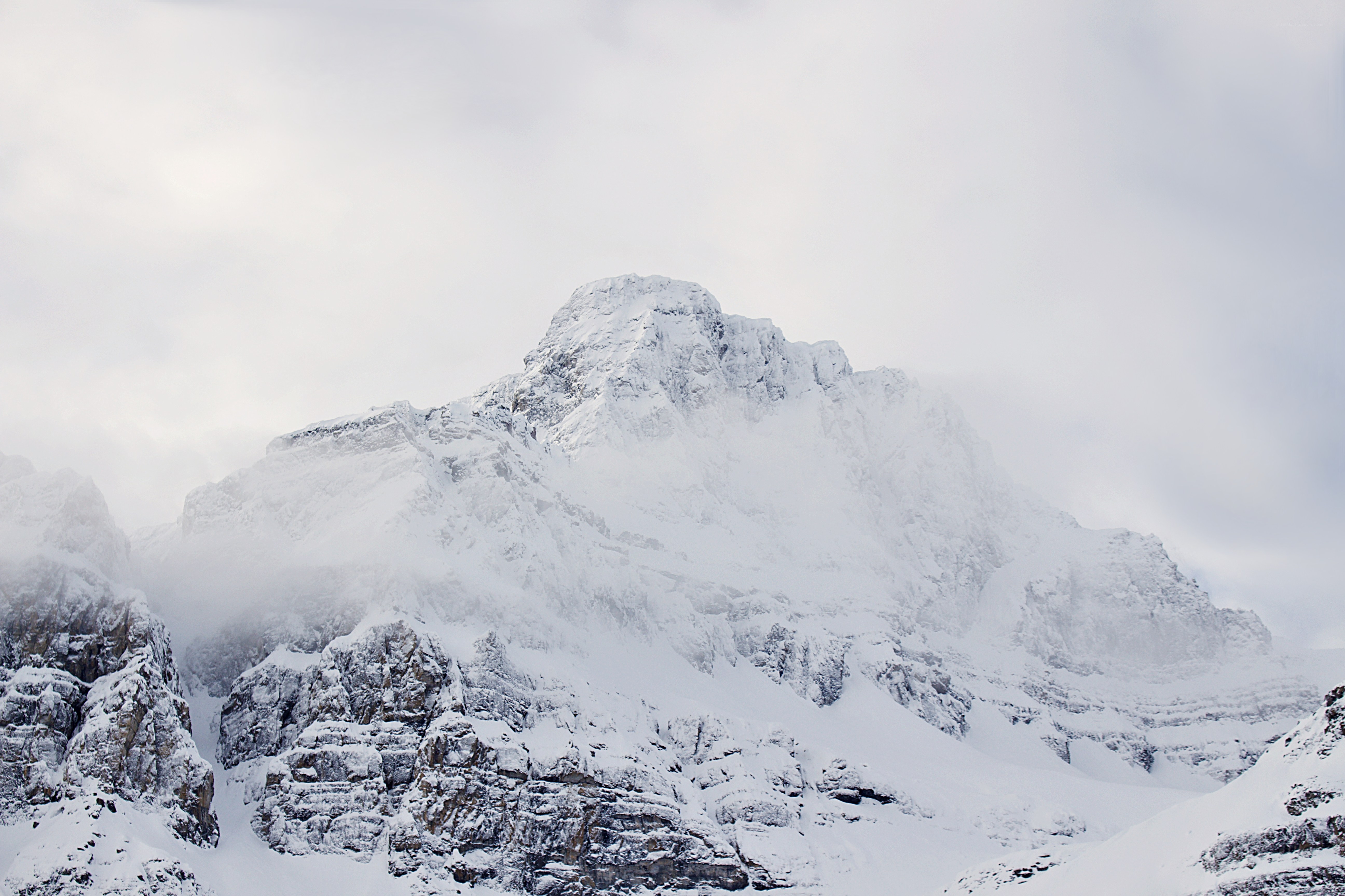 snow-covered mountain peak