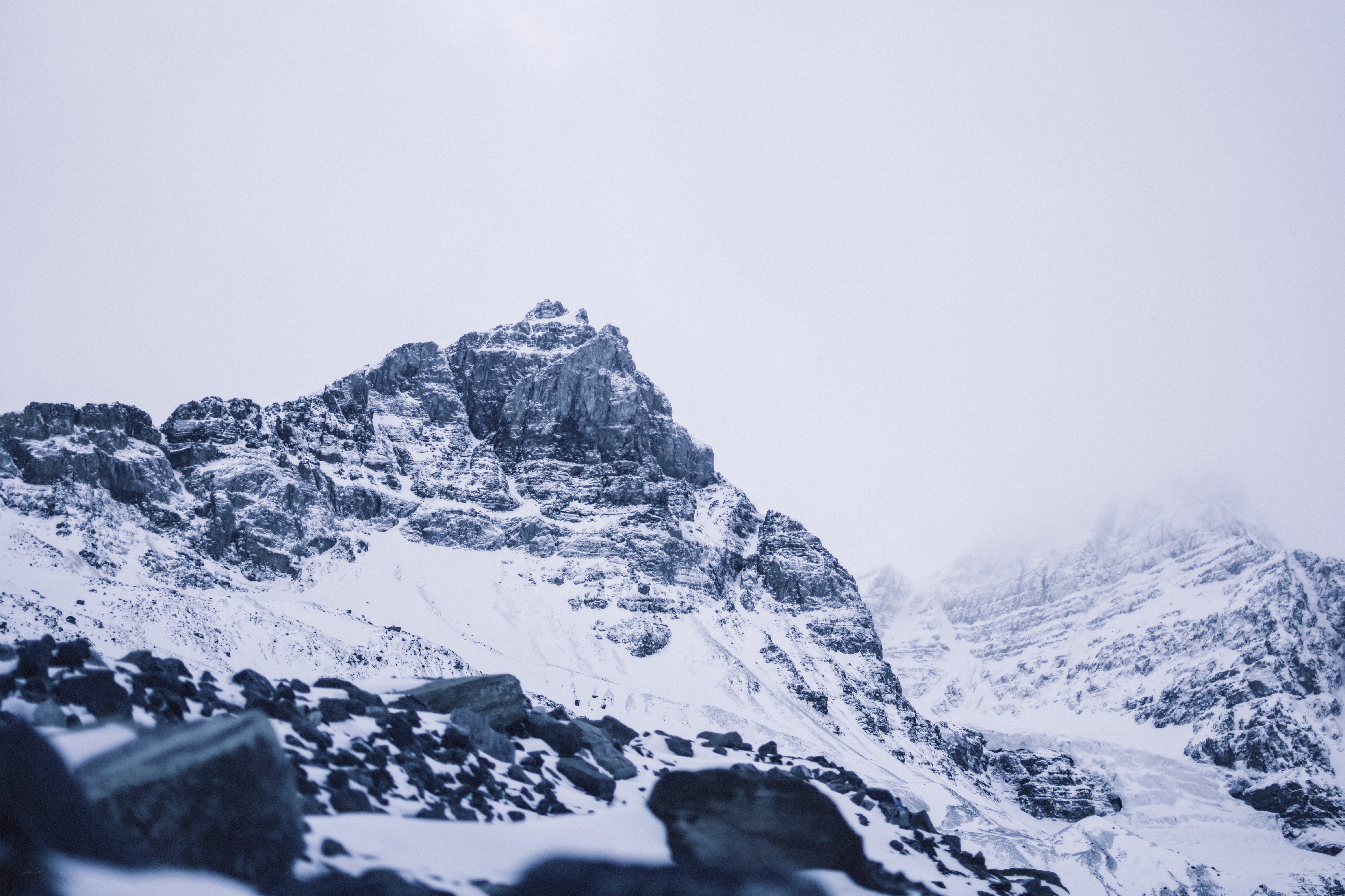 snow-covered mountain peak