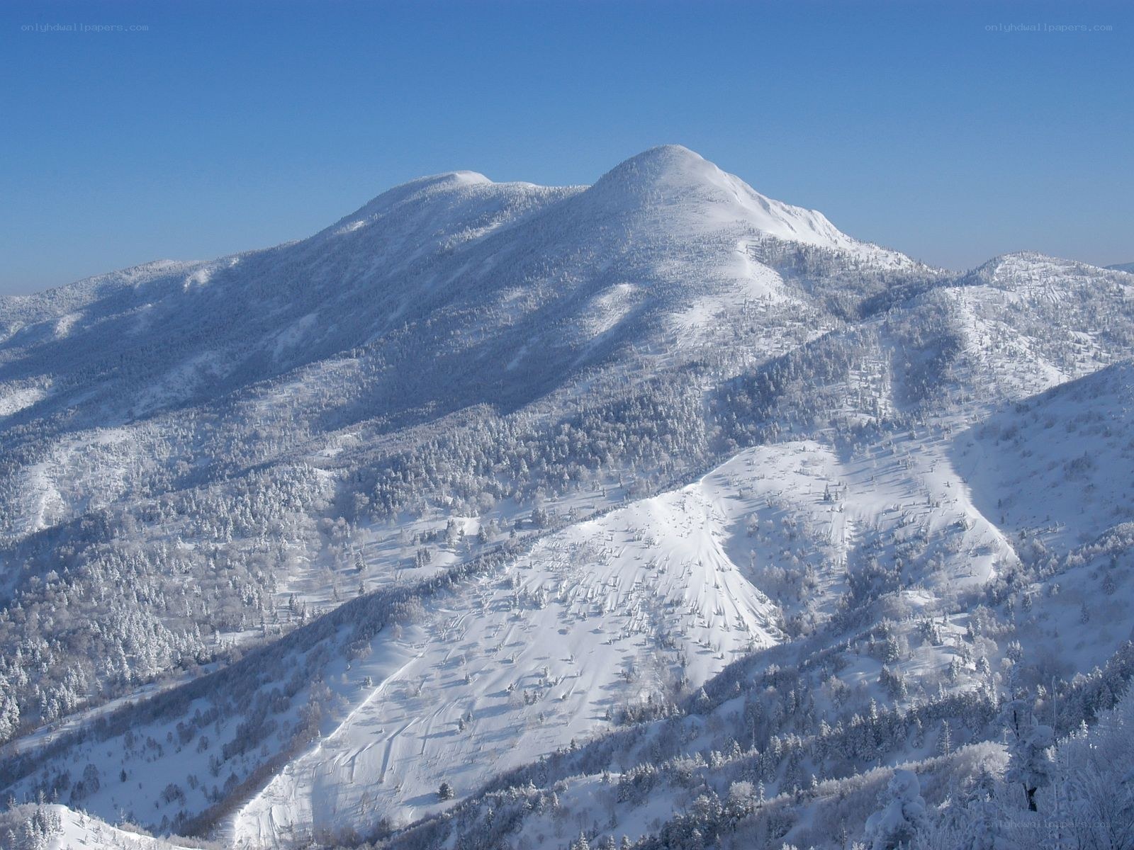 snow-covered mountain peak
