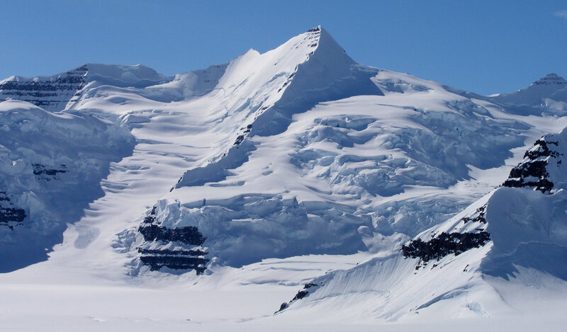 snow-covered mountain peak