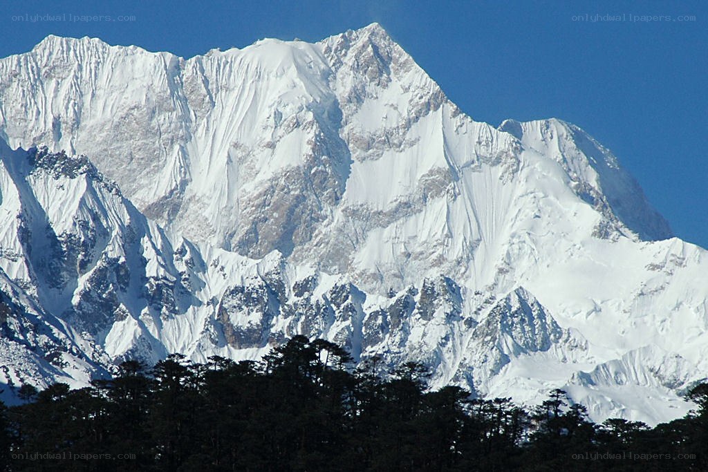 snow-covered mountain peak