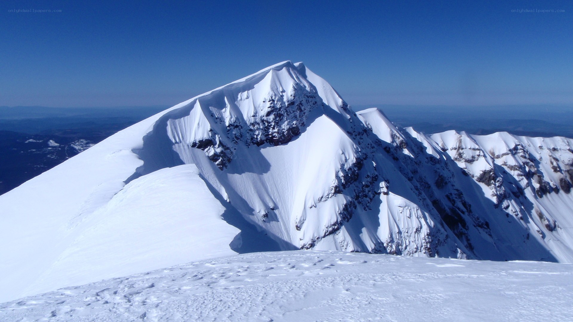 snow-covered mountain peak