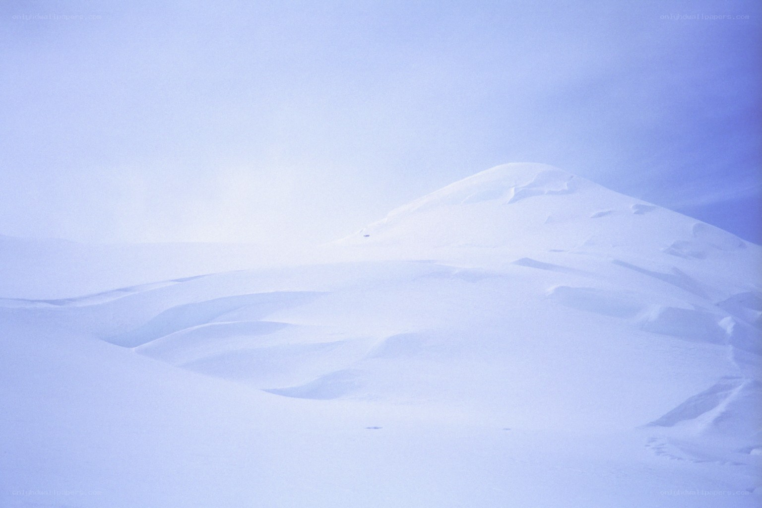 snow-covered mountain peak