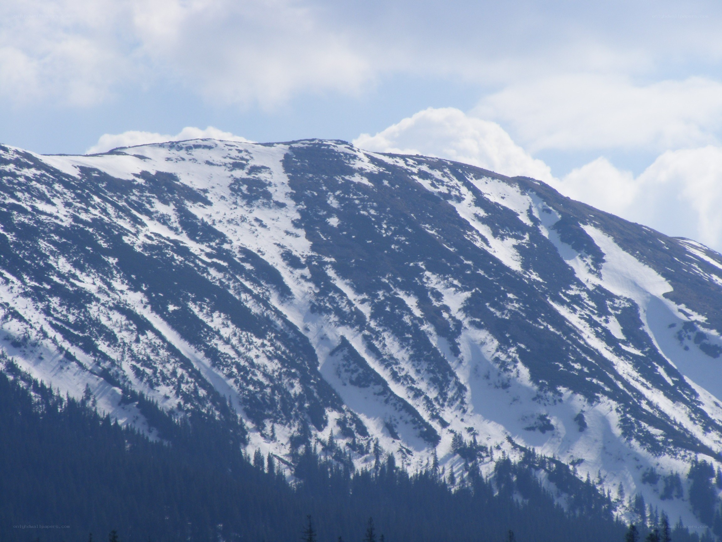 snow-covered mountain peak