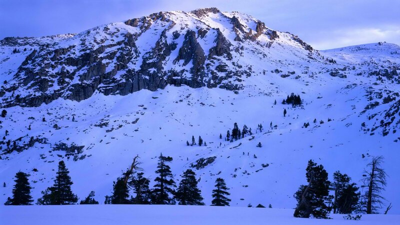 snow-covered mountain peak