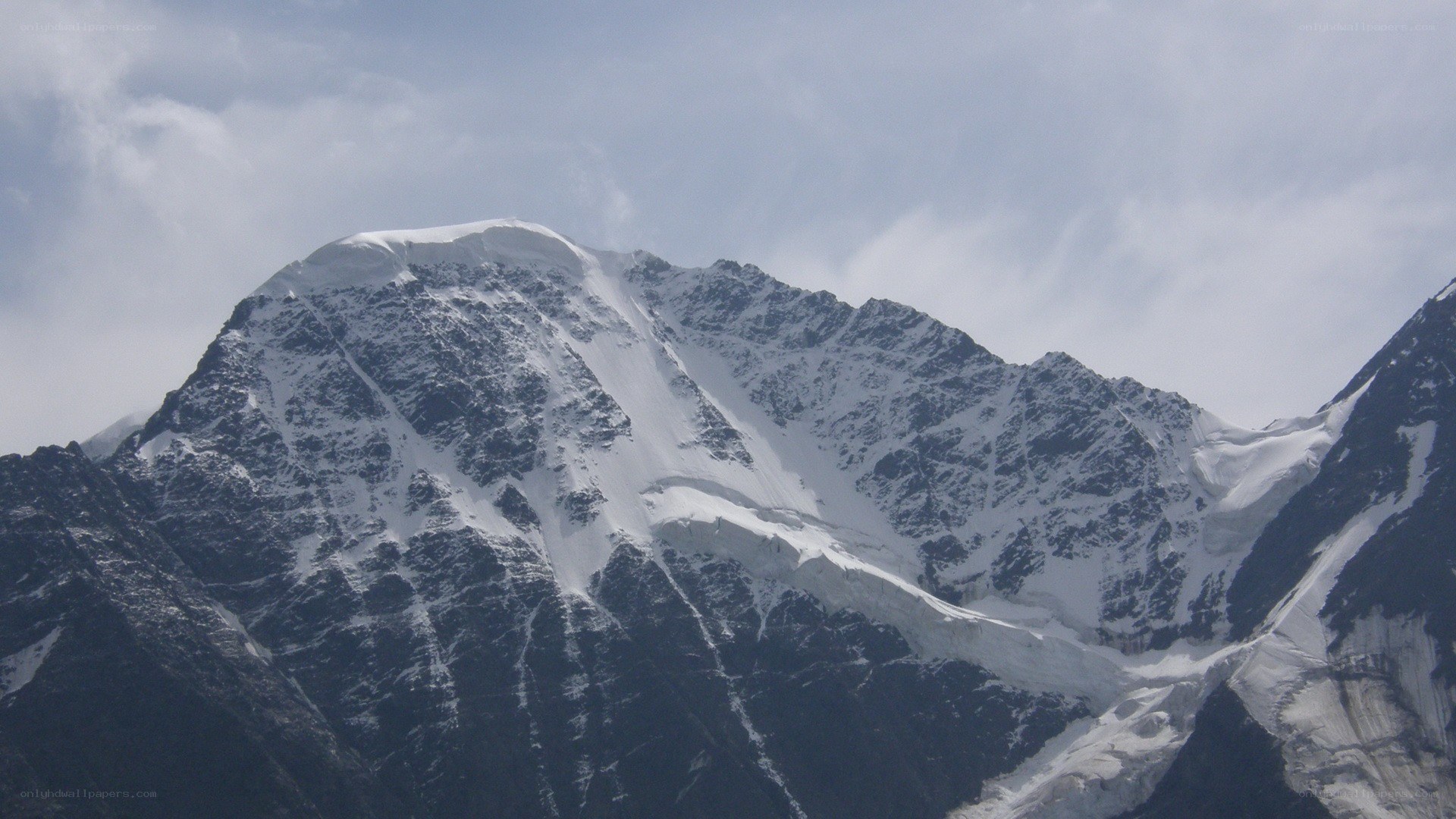 snow-covered mountain peak