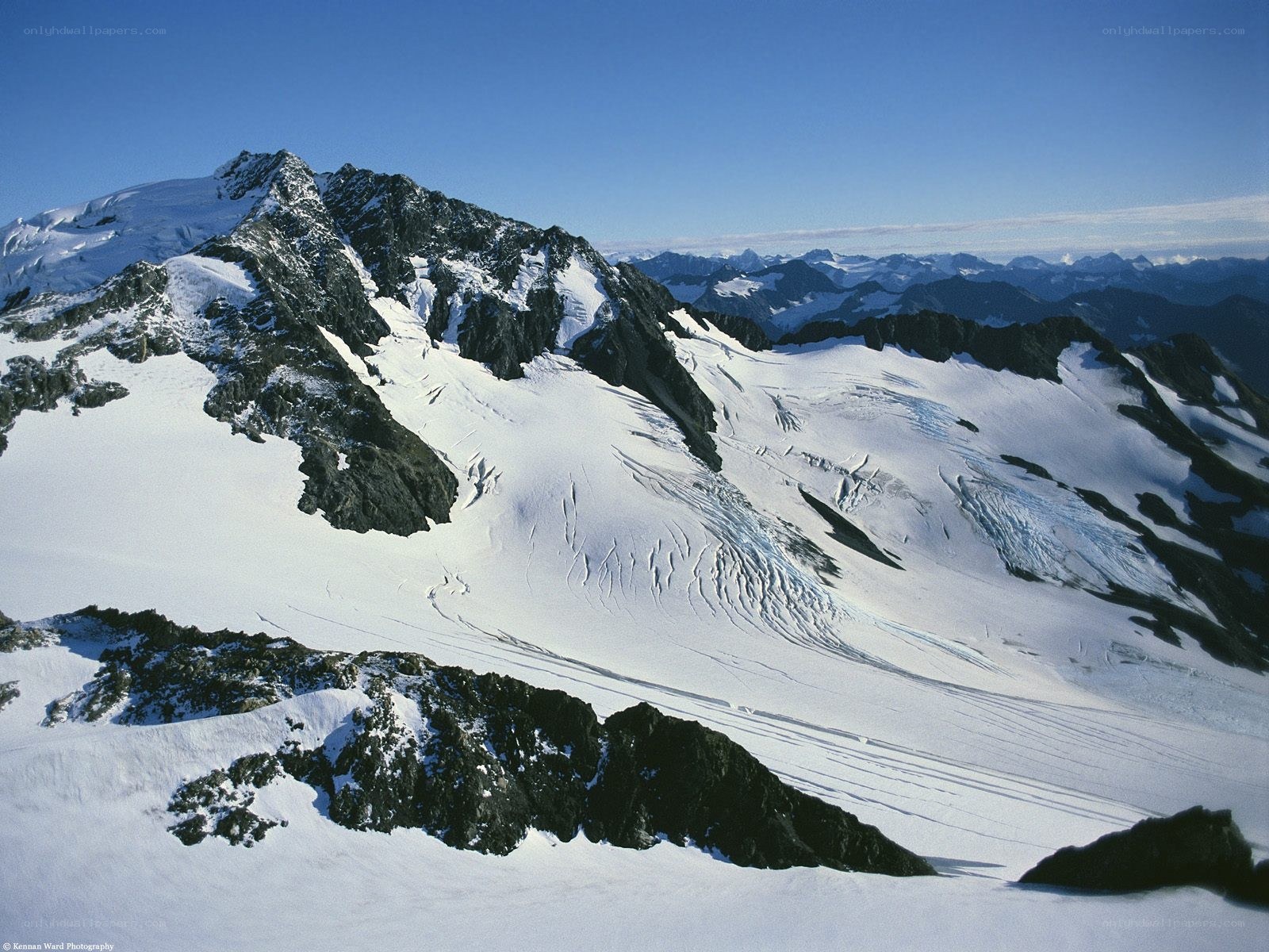 snow-covered mountain peak