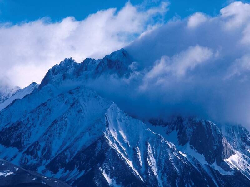 snow-covered mountain peak