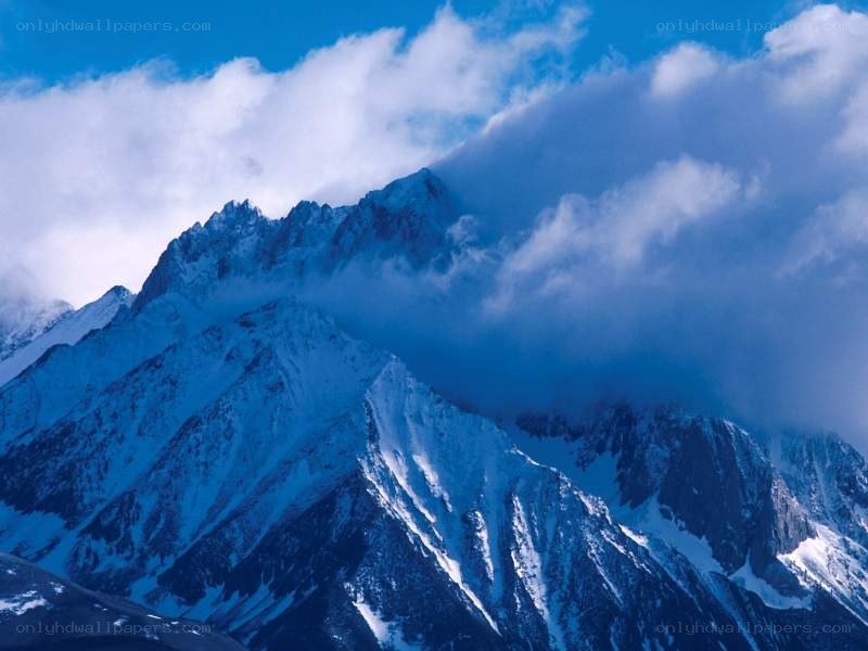 snow-covered mountain peak