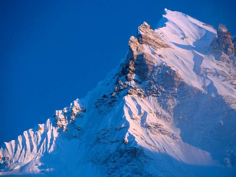 snow-covered mountain peak