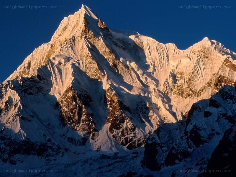 snow-covered mountain peak