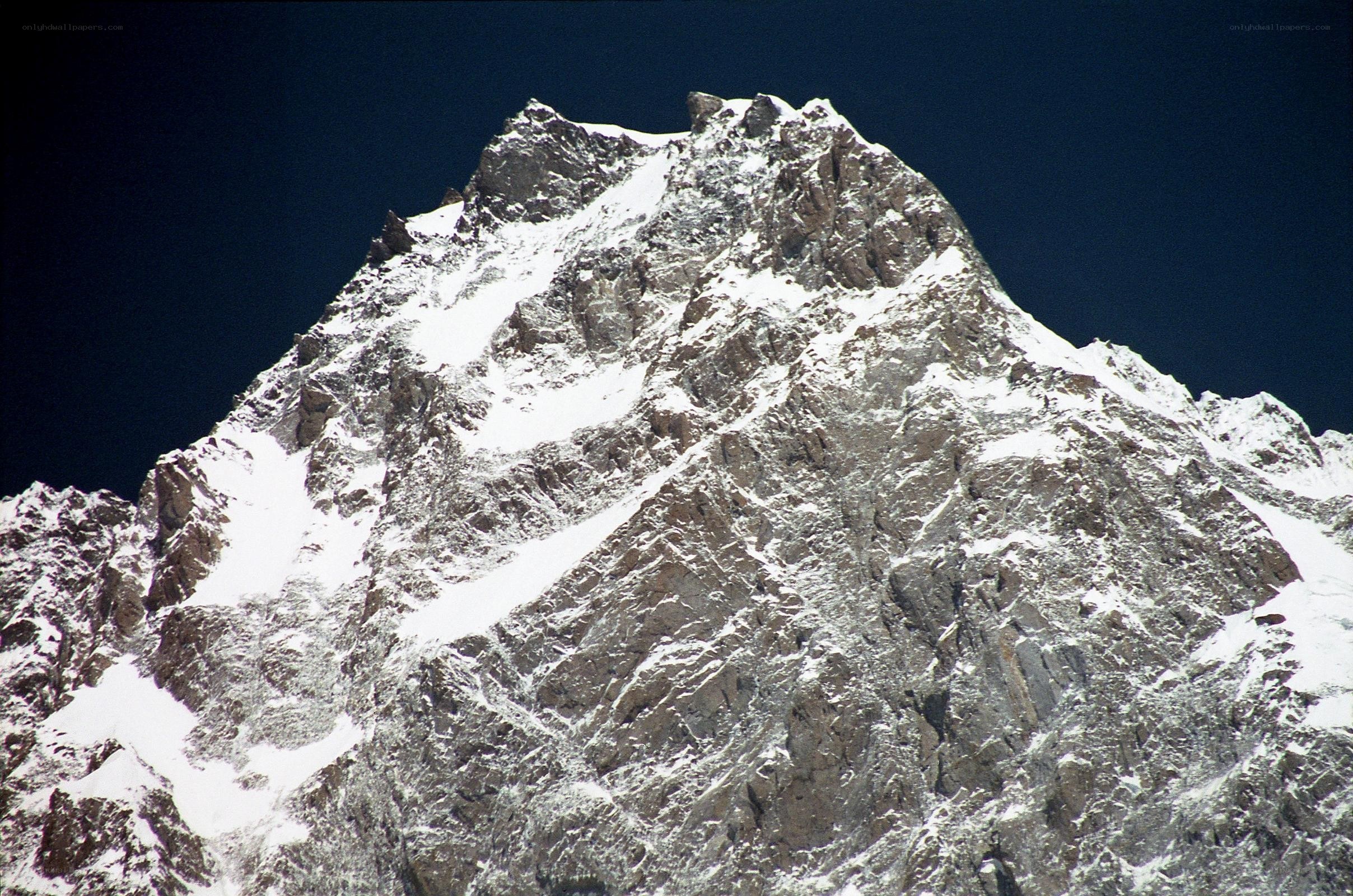 snow-covered mountain peak