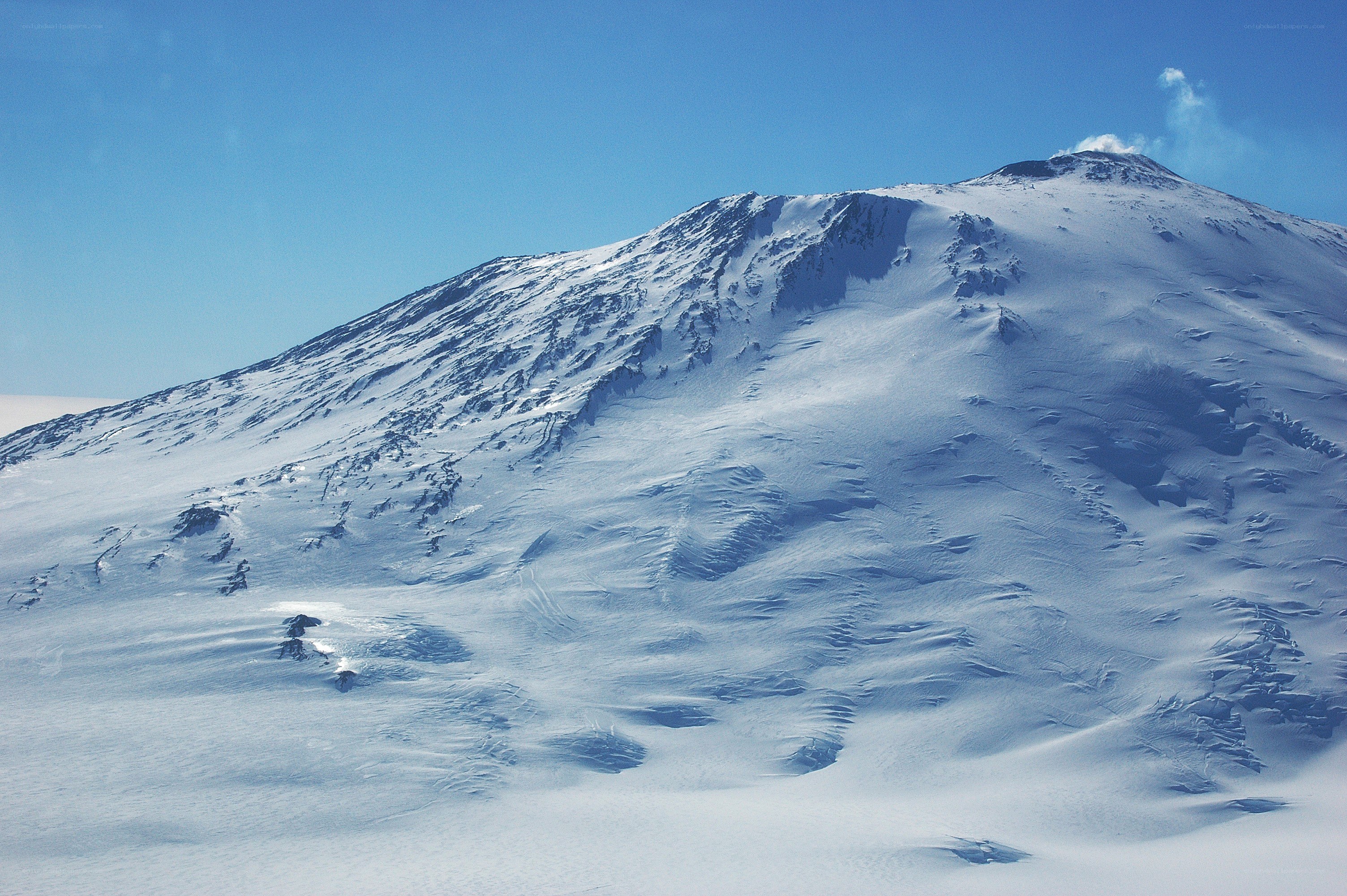 snow-covered mountain peak
